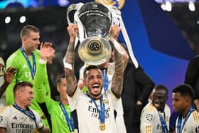 Former Newcastle United striker Joselu won the Champions League with Real Madrid last season. (Photo by INA FASSBENDER/AFP via Getty Images)