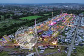 The Hoppings 2024 site. 