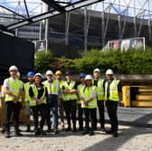 Pictured is (fifth from left) CEO of STACK Neill Winch with representatives from all of the street food traders who will be at St James’ STACK