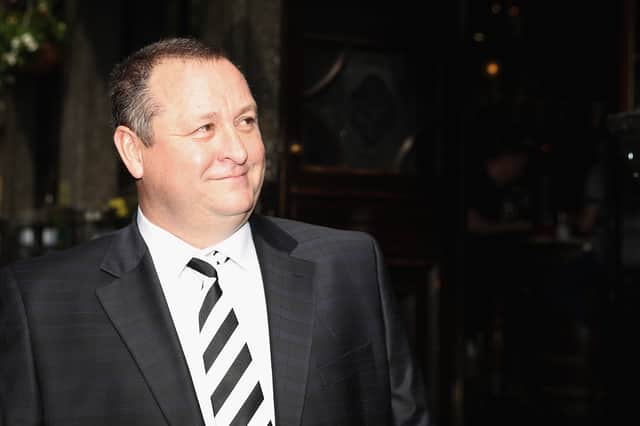 Sports Direct International founder Mike Ashley pictured in London in  2016.