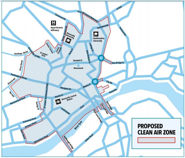 Newcastle’s proposed Clean Air Zone 