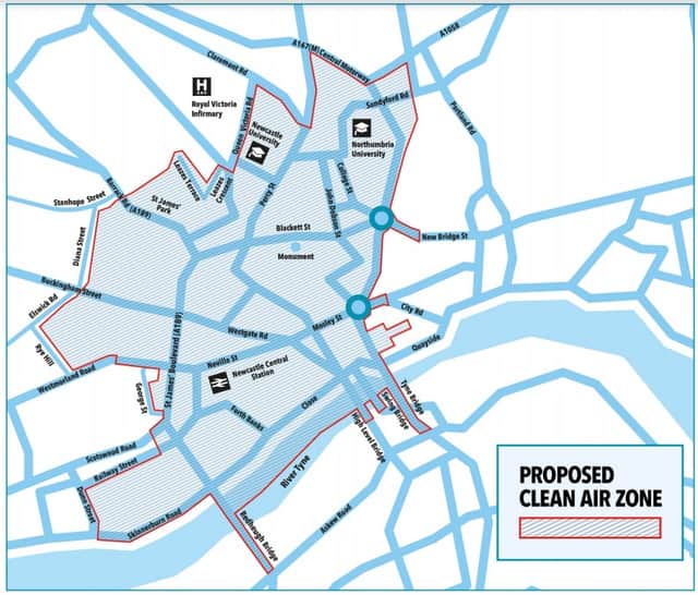 Newcastle’s proposed Clean Air Zone