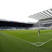 General view of Newcastle United’s St James’ Park - where the Magpies host West Ham United on Sunday.