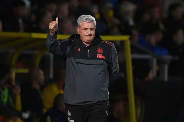 Newcastle United head coach Steve Bruce.