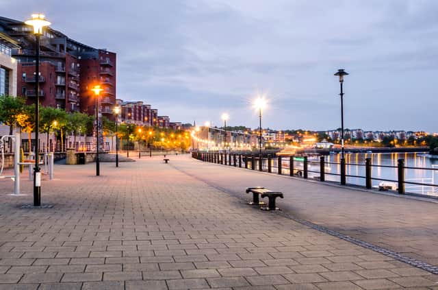 Flats on Newcastle Quayside
