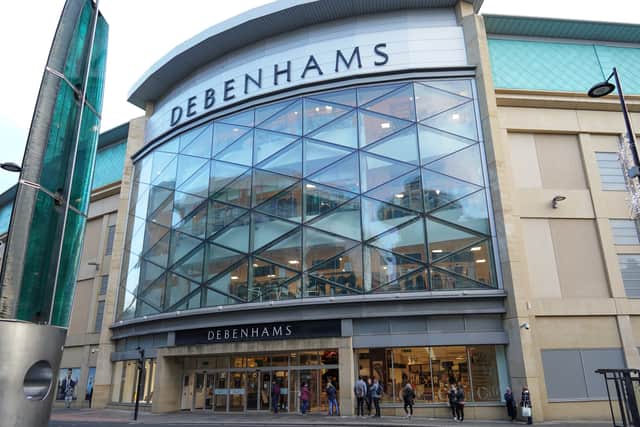 Debenhams was one of Eldon Square’s flagship shops before the chain closed down after being bought out in a online-only deal 