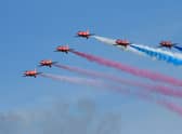 The Red Arrows, are set to return to the Great North Run in 2021 (pictured here in 2016)