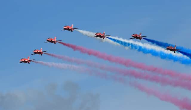 The Red Arrows, are set to return to the Great North Run in 2021 (pictured here in 2016)