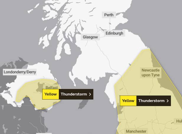 <p>A weather warning for thunderstorms has been issued for Newcastle and the North East. </p>