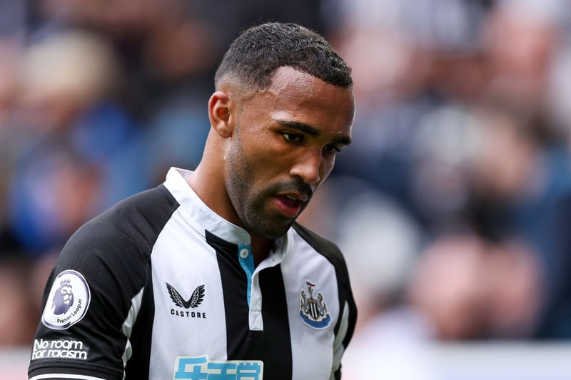 Callum Wilson of Newcastle United looks on as he is substituted during the Premier League match between Newcastle United  and  West Ham United at St. James Park on August 15, 2021 in Newcastle upon Tyne, England.