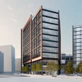 An artist’s impression of the new Strawberry Place development in Newcastle. Credit Helios. 
