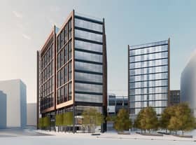 An artist’s impression of the new Strawberry Place development in Newcastle. Credit Helios. 