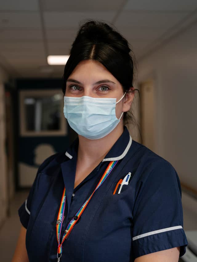 Senior Sister Jade Trewick of the Royal Victoria Infirmary in Newcastle