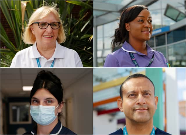 NHS staff who will be the official starters at the Great North Run 2021