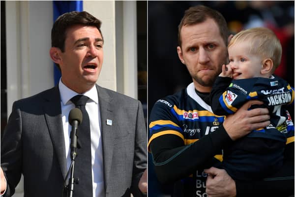 Mayor of Greater Manchester Andy Burnham will run the Great North Run for Rob Burrow  