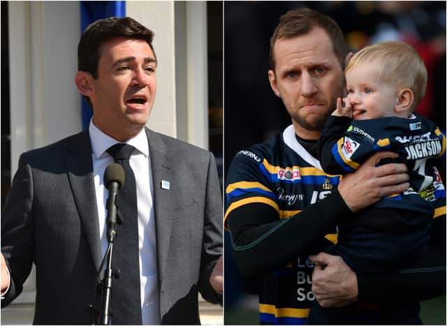<p>Mayor of Greater Manchester Andy Burnham will run the Great North Run for Rob Burrow  </p>