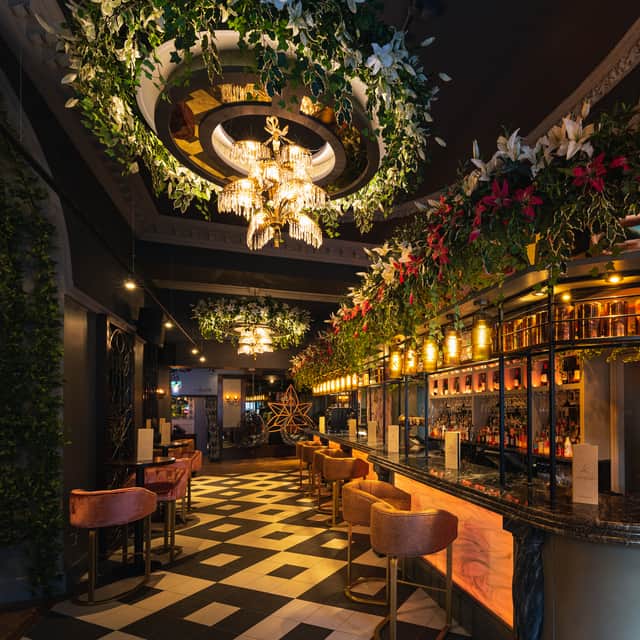 Leila Lily’s on Grey Street is known for its lavish floral decor and cocktail menu.
