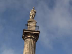 Visitors can climb Grey’s Monument on open days. 