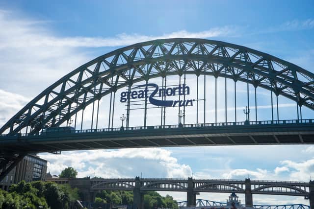 The Great North Run follows an iconic route 