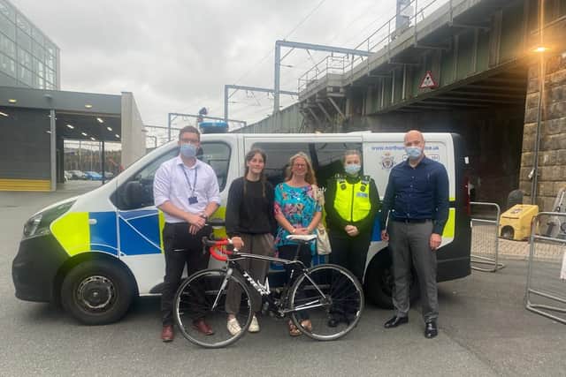 Northumbria Police managed to track down the bike in hours (Image: Northumbria Police)
