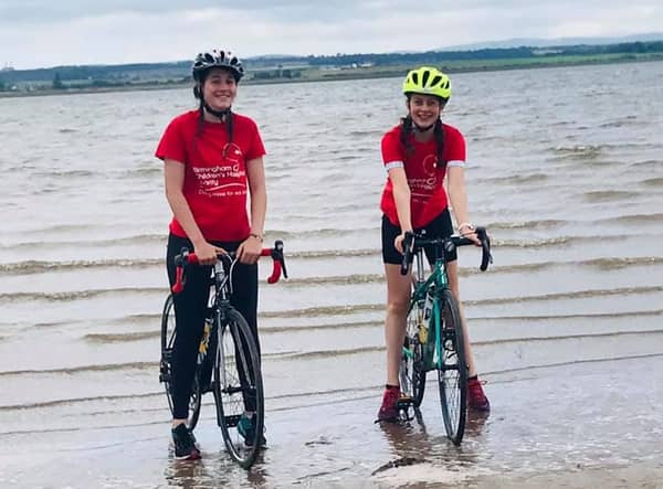 Phoebe and Georgina were raising money for charity when the crime happened (Image: Northumbria Police)