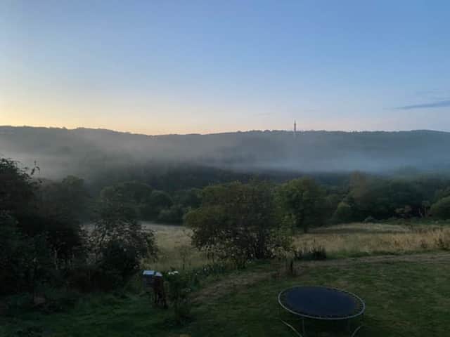 Countryside views from the carriage (Image: Airbnb)