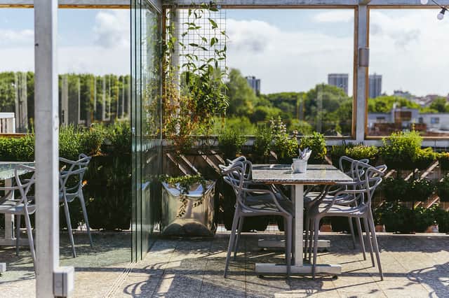 Brunch views at The Biscuit Factory. Photo credit: Nigel John Photography