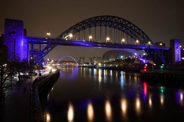 The iconic Tyne Bridge  
