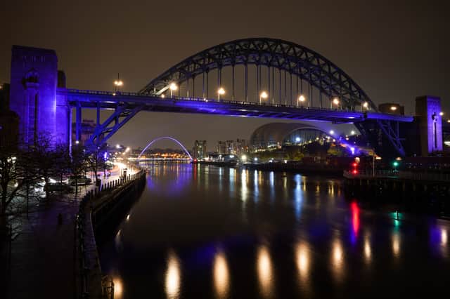 The iconic Tyne Bridge