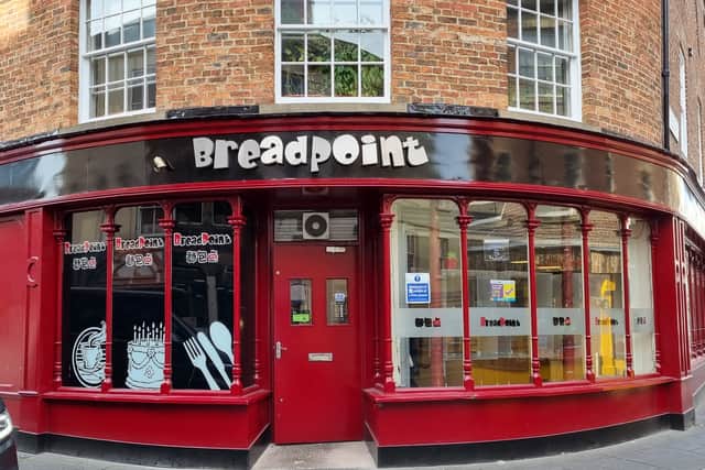 Breadpoint is in the hustle and bustle of the city centre