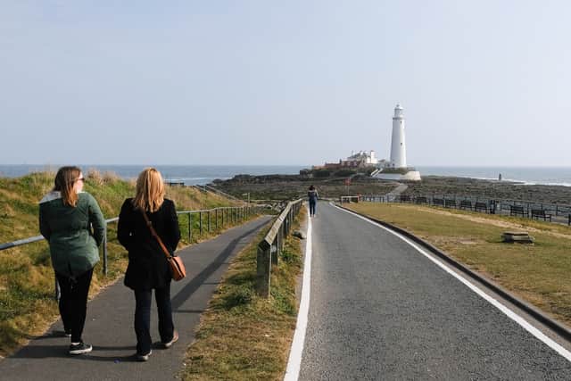 The coastal walk to Whitley Bay’s lighthouse (Image: Getty Images)