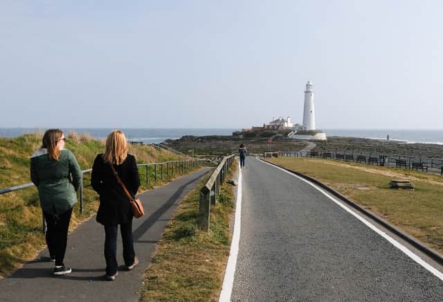 The coastal walk to Whitley Bay’s lighthouse (Image: Getty Images)