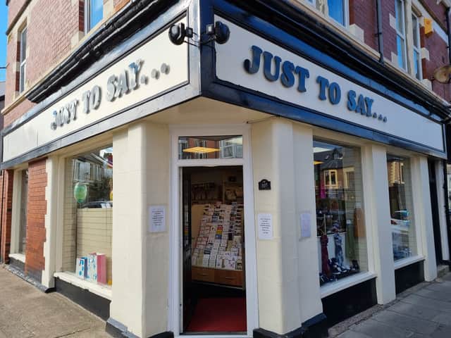 Just To Say sells party supplies
