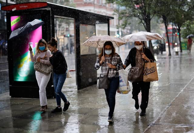 Rain has hit Newcastle (Image: Getty Images)