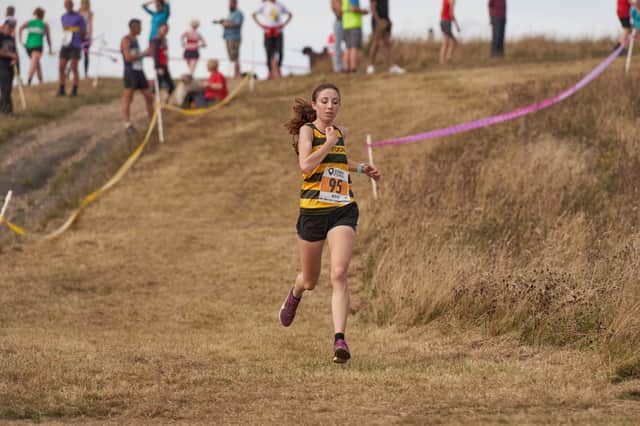 Emily Baines in action on the course (Image: Stuart Whitman)