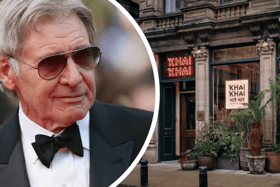 Khai Khai has welcomed stars including Harrison Ford (Image: Facebook @khaikhaincl & Getty Images)