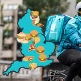 What does Newcastle-upon-Tyne like to order for its takeaway treats?