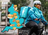 What does Newcastle-upon-Tyne like to order for its takeaway treats?
