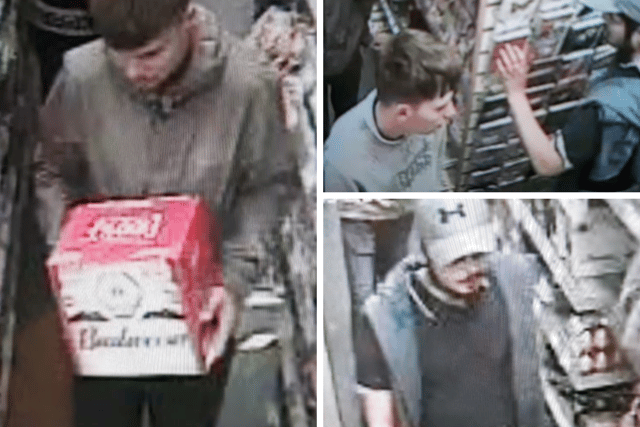 Police want to hear from these men (Image: Northumbria Police)