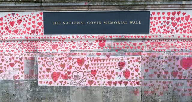 The National Covid Memorial Wall Picture: Shutterstock