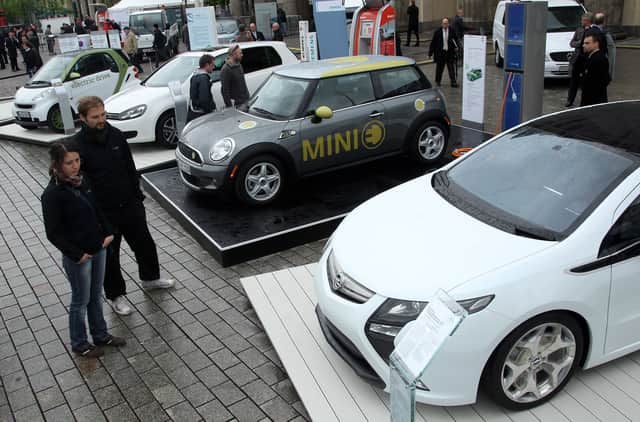 <p>Electric cars are set for a boost after this week’s petrol shortages (Image: Getty Images)</p>