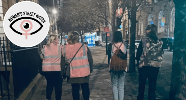 <p>Women’s Street Watch patrol the streets of Newcastle (Image: Facebook @WSWNCL)</p>
