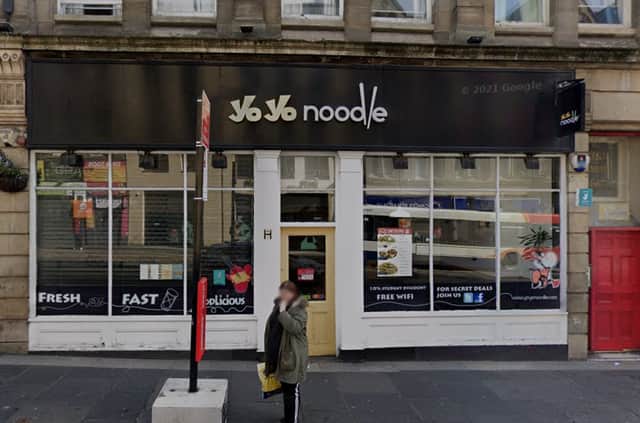 Yo Yo Noodle in the town centre (Image: Google Streetview)