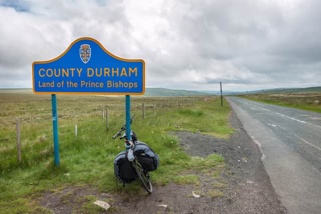 A sign on the way into County Durham (pic: Shutterstock