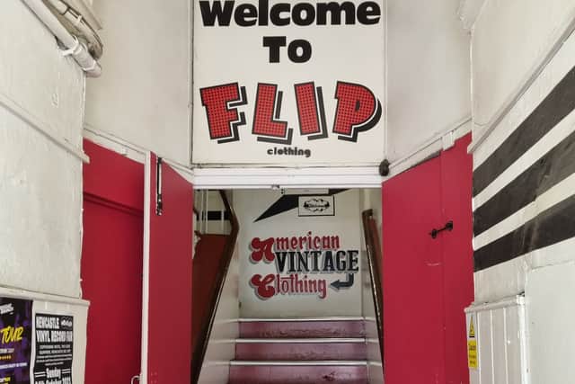 The entrance to Flip