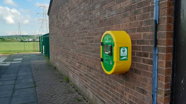 The device in place at Newburn (Image: Elswick Harriers)