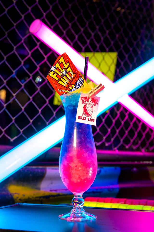 The bubblegum sunset cocktail