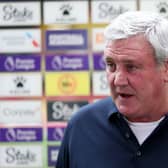 Steve Bruce, Manager of Newcastle United. (Photo by Alex Morton/Getty Images)