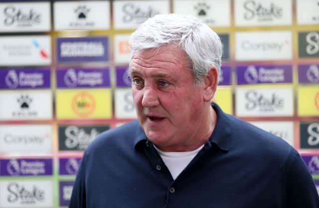 Steve Bruce, Manager of Newcastle United. (Photo by Alex Morton/Getty Images)