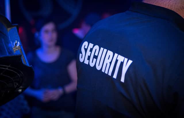 A bouncer providing security at a party (Pic from Shutterstock) 